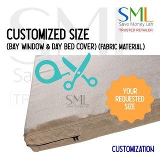 Special Size / Customized Size Bay Window & Day Bed Fabric Cover / Mattress Cover