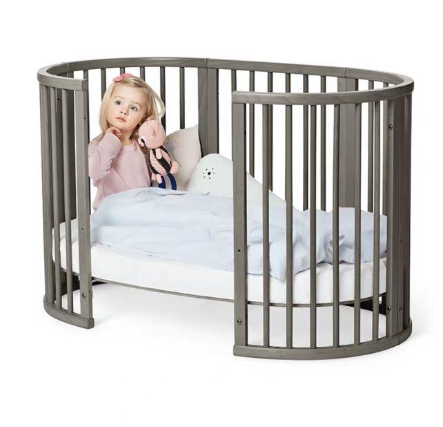 Stokke Inspired Baby Cot in white, Babies & Kids, Baby Nursery & Kids