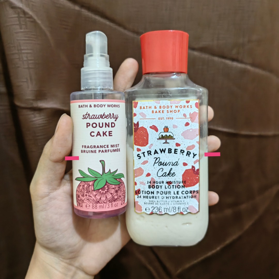 Strawberry Pound Cake (Mist & Lotion), Beauty & Personal Care ...