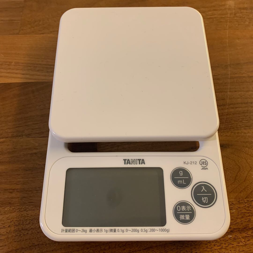 Tanita electronic cooking scale KJ-212 (maximum weighing 2kg/0.1 micro  mode) - Shop tanita Kitchen Appliances - Pinkoi