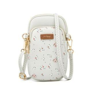 Tas Wanita Kekinian TAS SELEMPANG WANITA BUNGA - allsize - putih