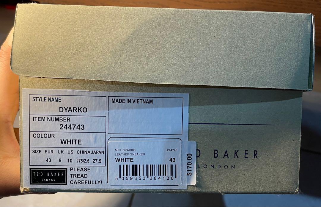 Ted Baker Shoes, Fesyen Pria, Sepatu , Sneakers di Carousell