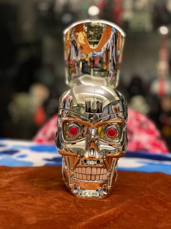 TERMINATOR EXO-SKELETON HEAD CONTAINER. NEW., Hobbies & Toys, Toys ...