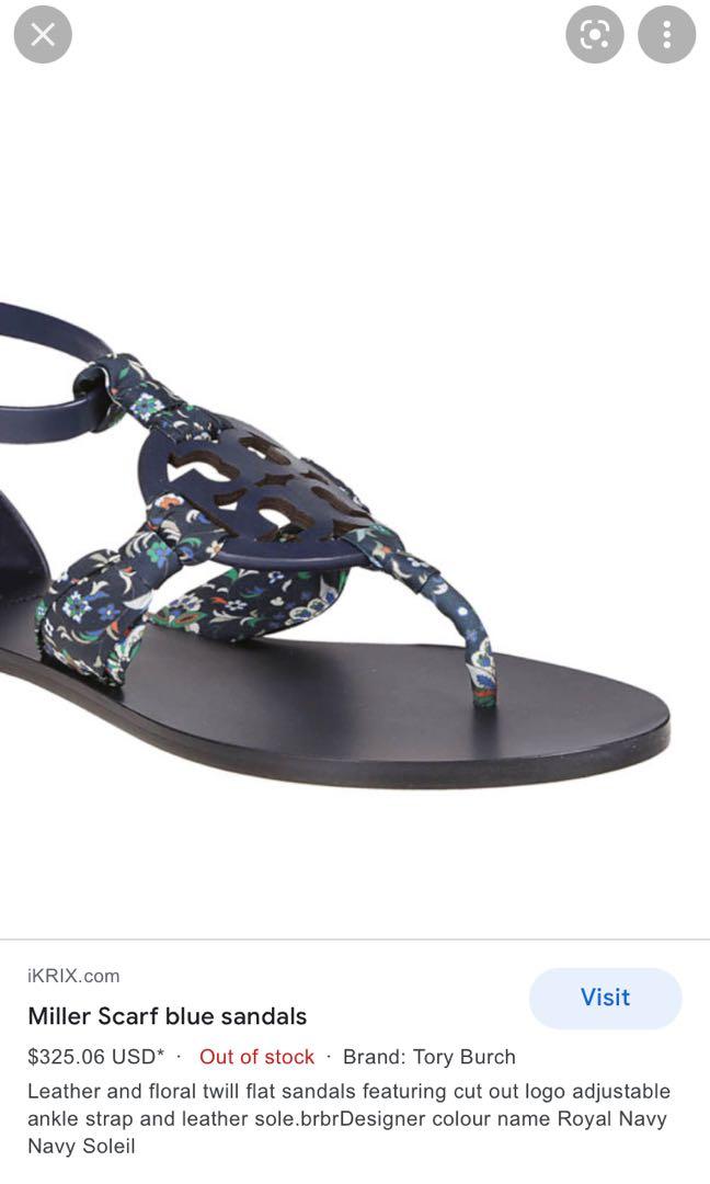 Tory Burch Miller Scarf Sandals