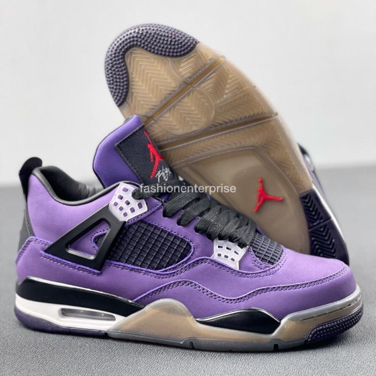 Purple suede jordan 4s 2025