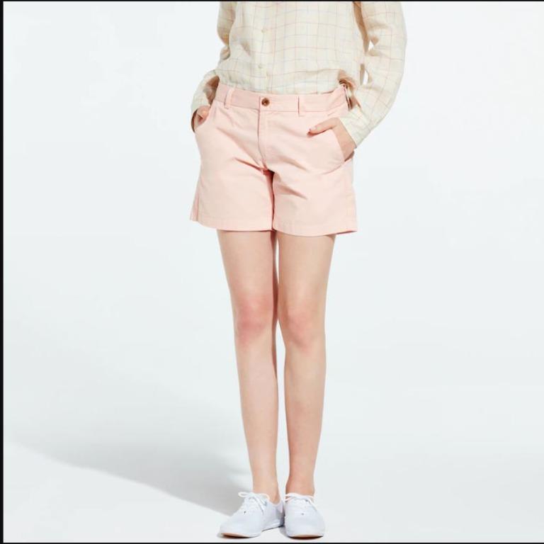Pink chino sale shorts womens
