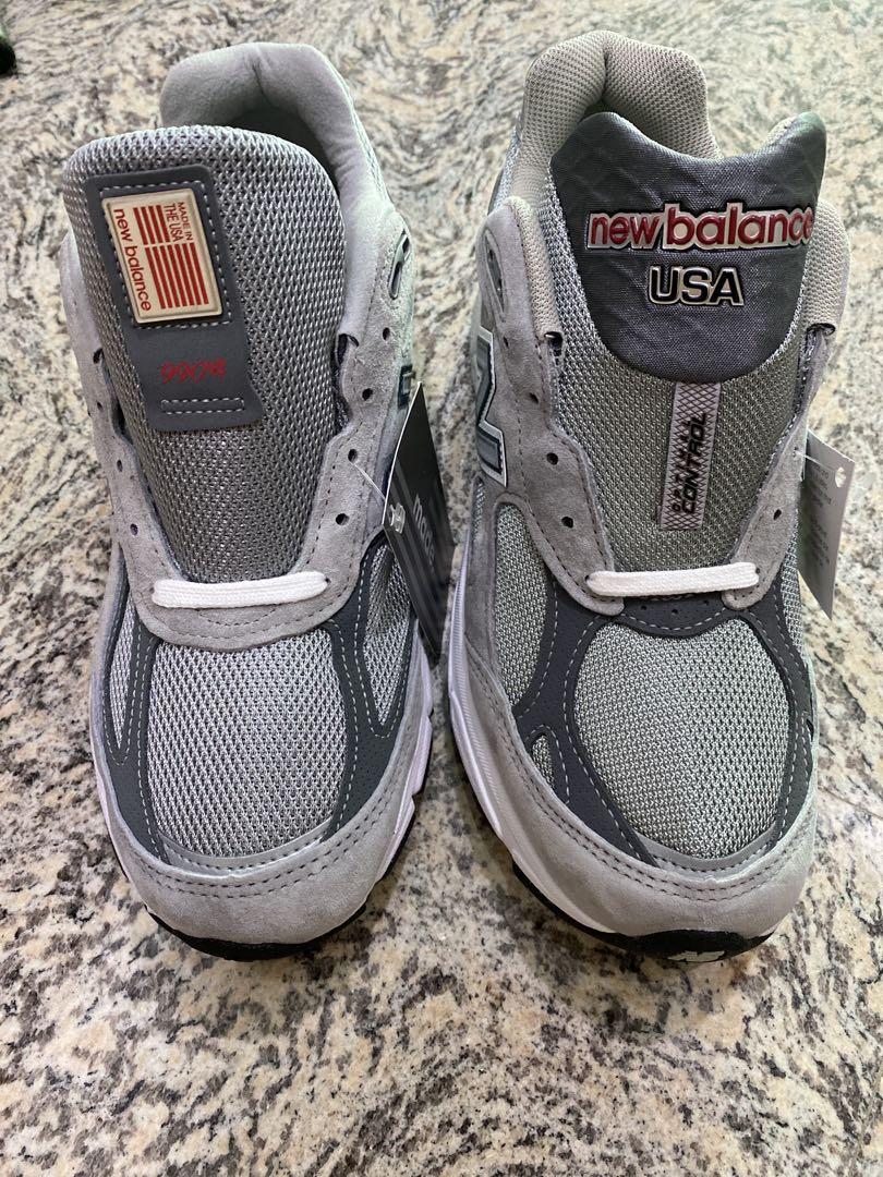 US7 New balance 990v4 Version 4 Grey Men s Fashion Footwear