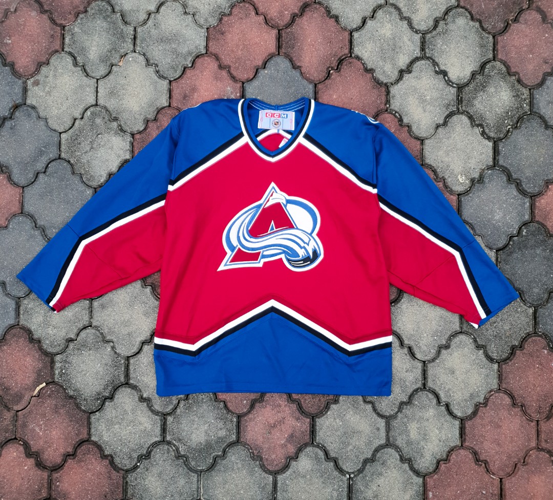 Vintage Colorado Avalanche NHL Jersey Men s Fashion Tops Sets