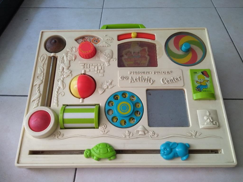 Vintage fisher price sale crib activity center