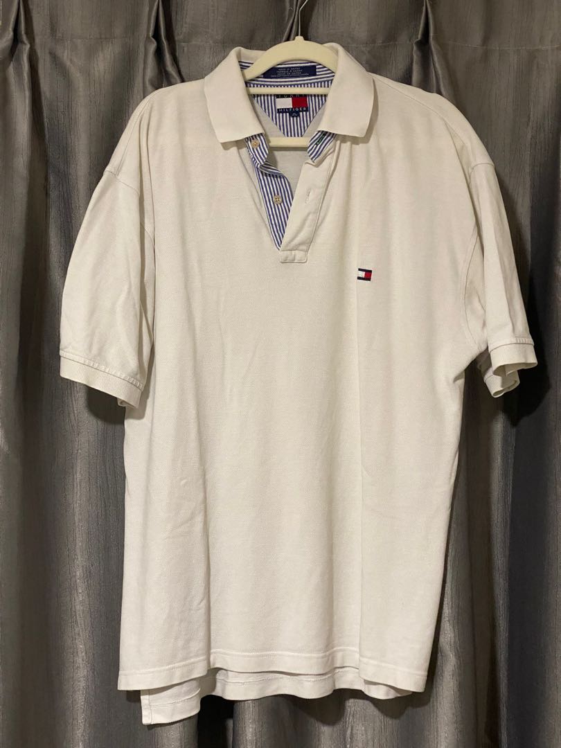 Vintage Tommy Hilfiger Polo Shirt, Men's Fashion, Tops & Sets, Tshirts ...