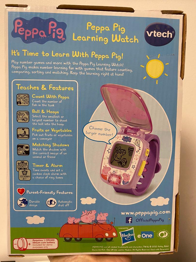 Vtech peppa hotsell pig learning watch