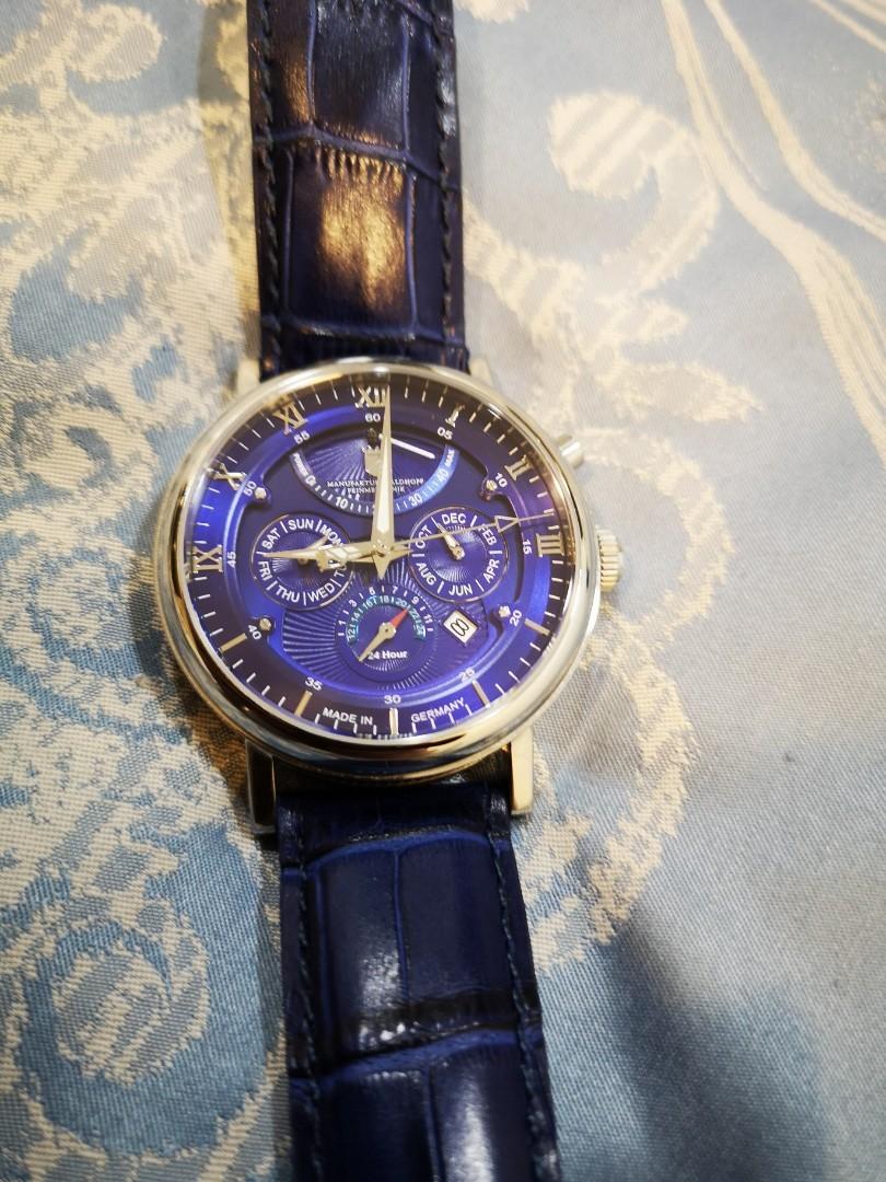 Waldhoff Multimatic (Category: Men's Watches) located in Singapore. Submitted by speedyt (Listing ID 1145525819, Image 1). Description: come with full set include box and warranty card and another new unused blue strap as shown in the pic. retail price is at 675usd..