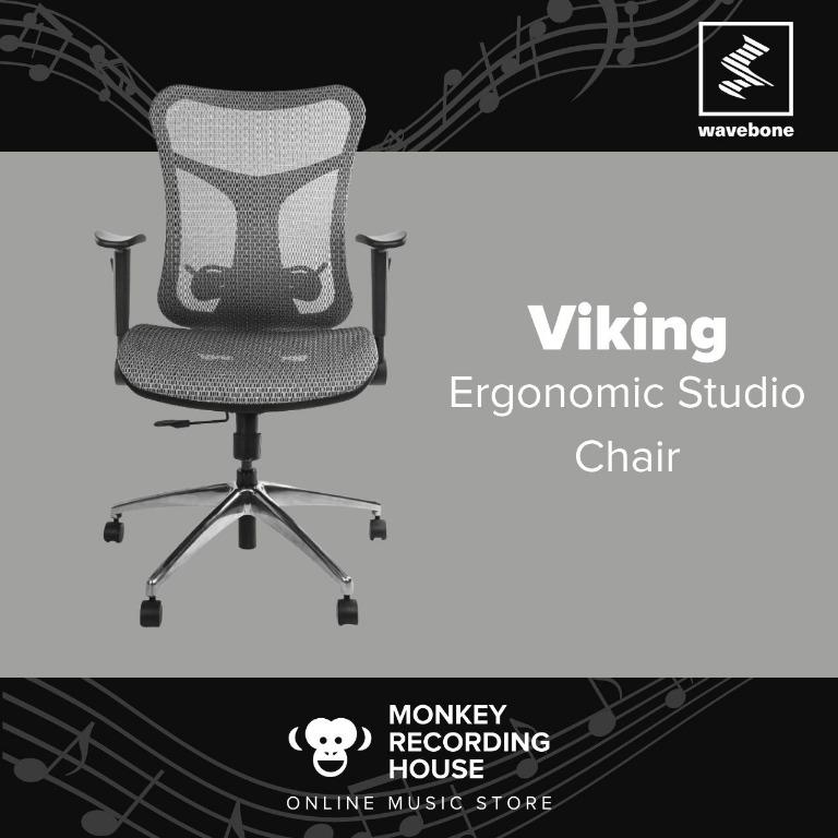 Wavebone Viking Ergonomic Studio Chair, Furniture & Home Living