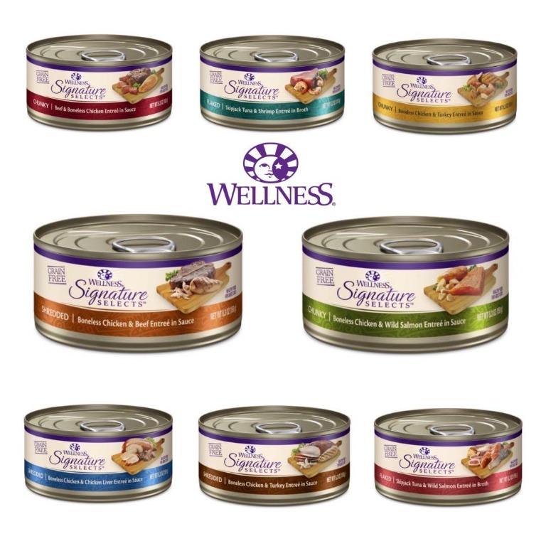 Wellness S S 無穀物貓罐頭名廚精選系列5 5oz 寵物用品 寵物食品 Carousell