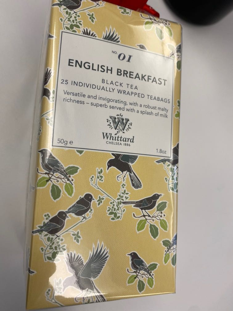 Whittard English breakfast black tea 50g, Food & Drinks, Beverages on
