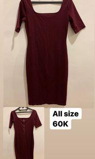 Wine dress
