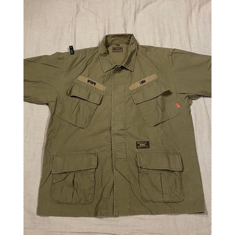 WTAPS 16AW JUNGLE LS / SHIRT. COTTON. RIPSTOP 四袋軍襯, 他的時尚