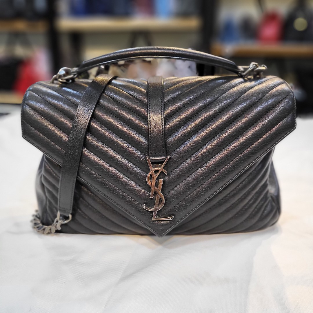 Ysl college bag black hardware store