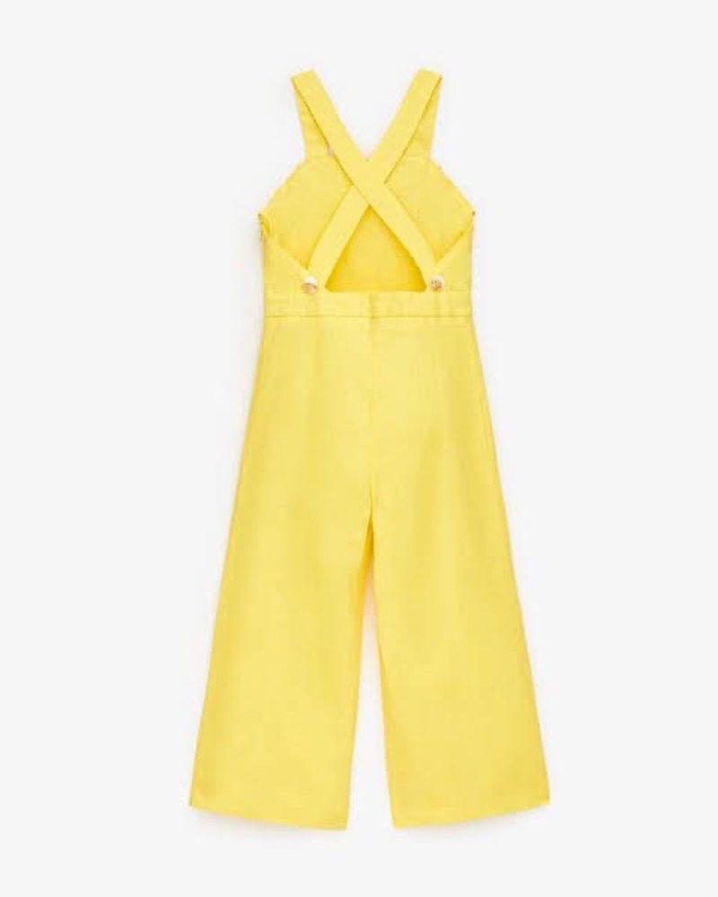 Zara Girl Kids Linen Jumpsuit, Bayi 