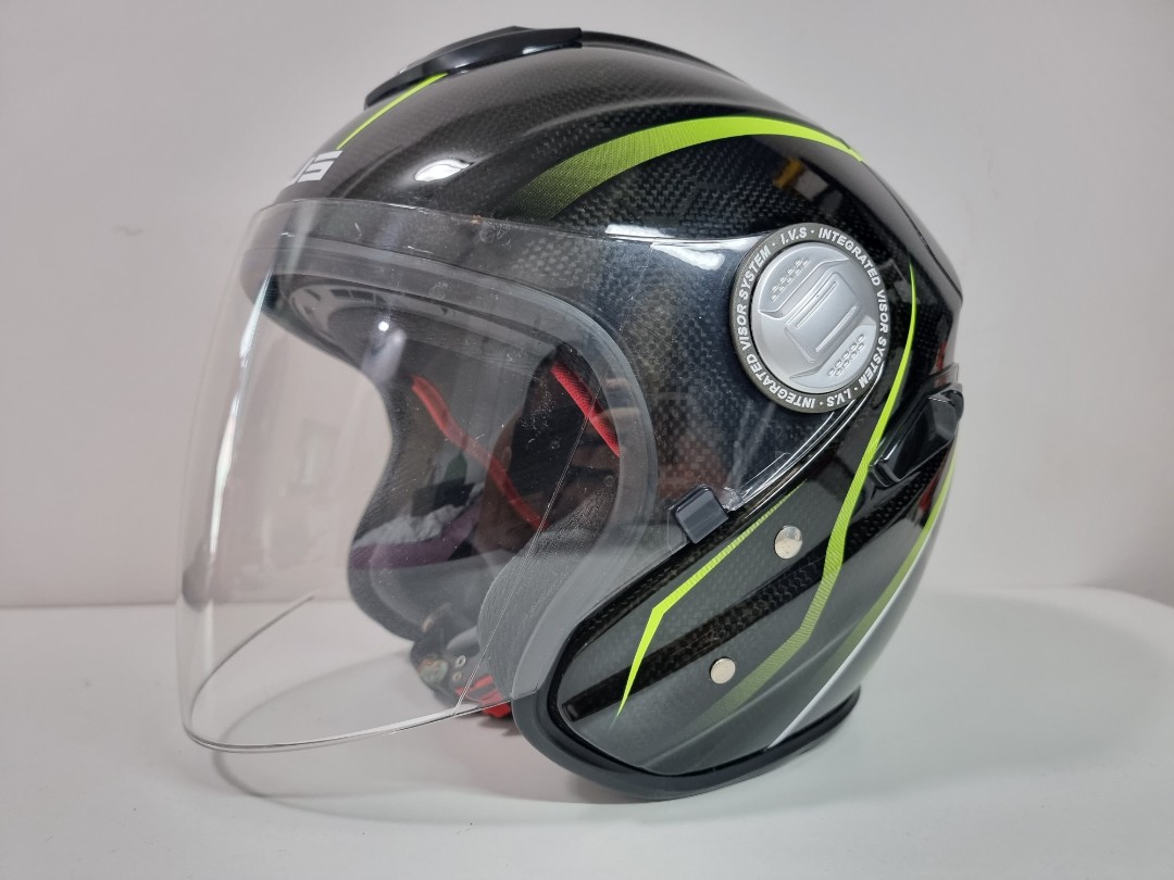 Zeus Carbon Fiber Helmet ZS 608 Auto Accessories on Carousell