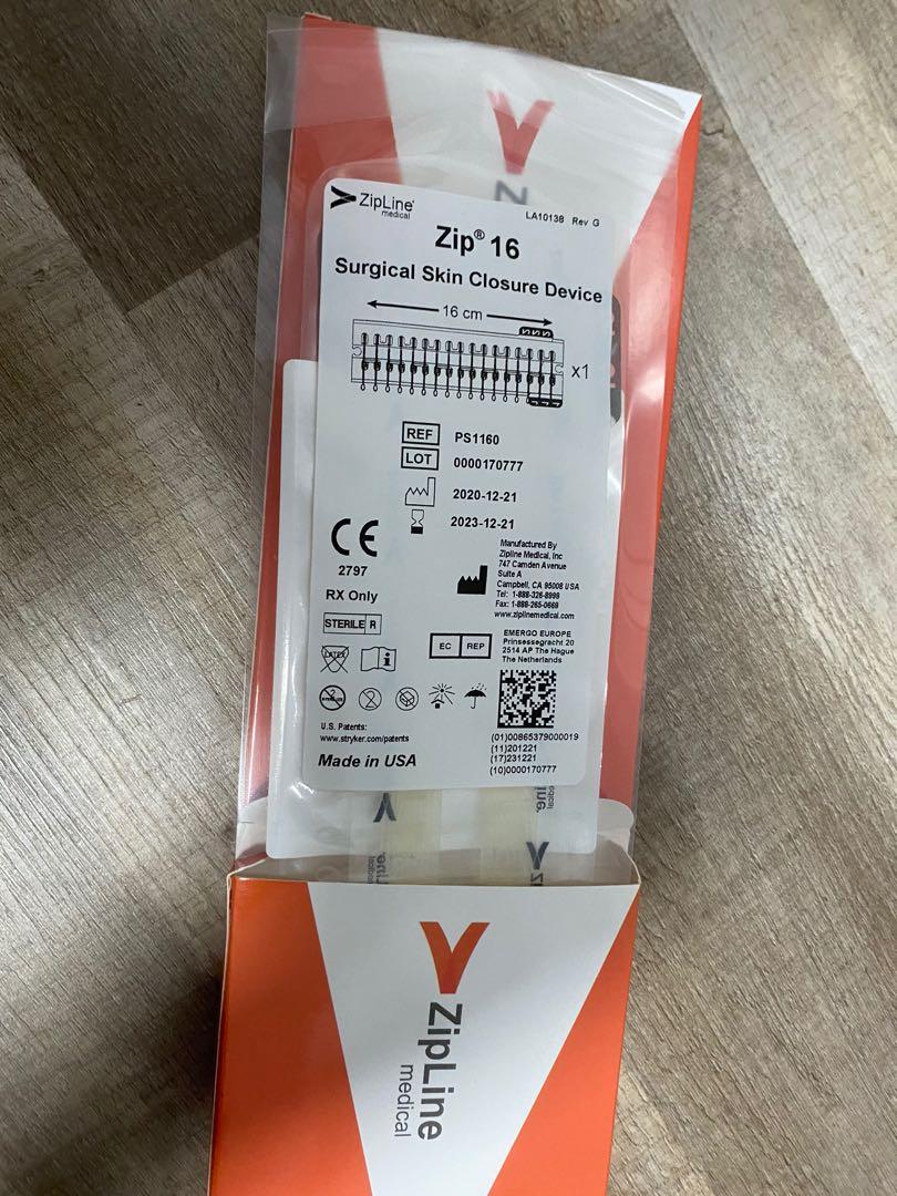 Zipline wound closure, Health & Nutrition, Medical Supplies & Tools on