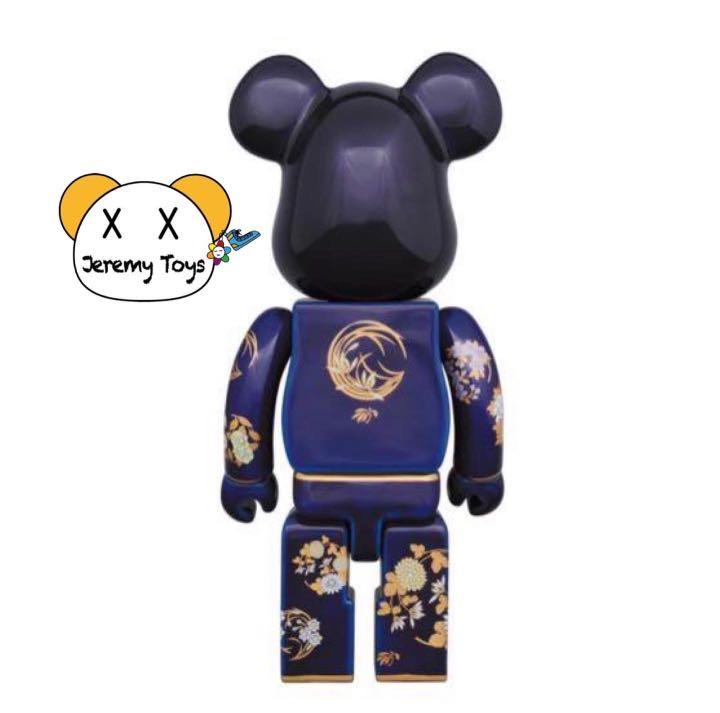 2022熊王】陶瓷熊Bearbrick 有田燒瑠璃花丸紋400%, 興趣及遊戲
