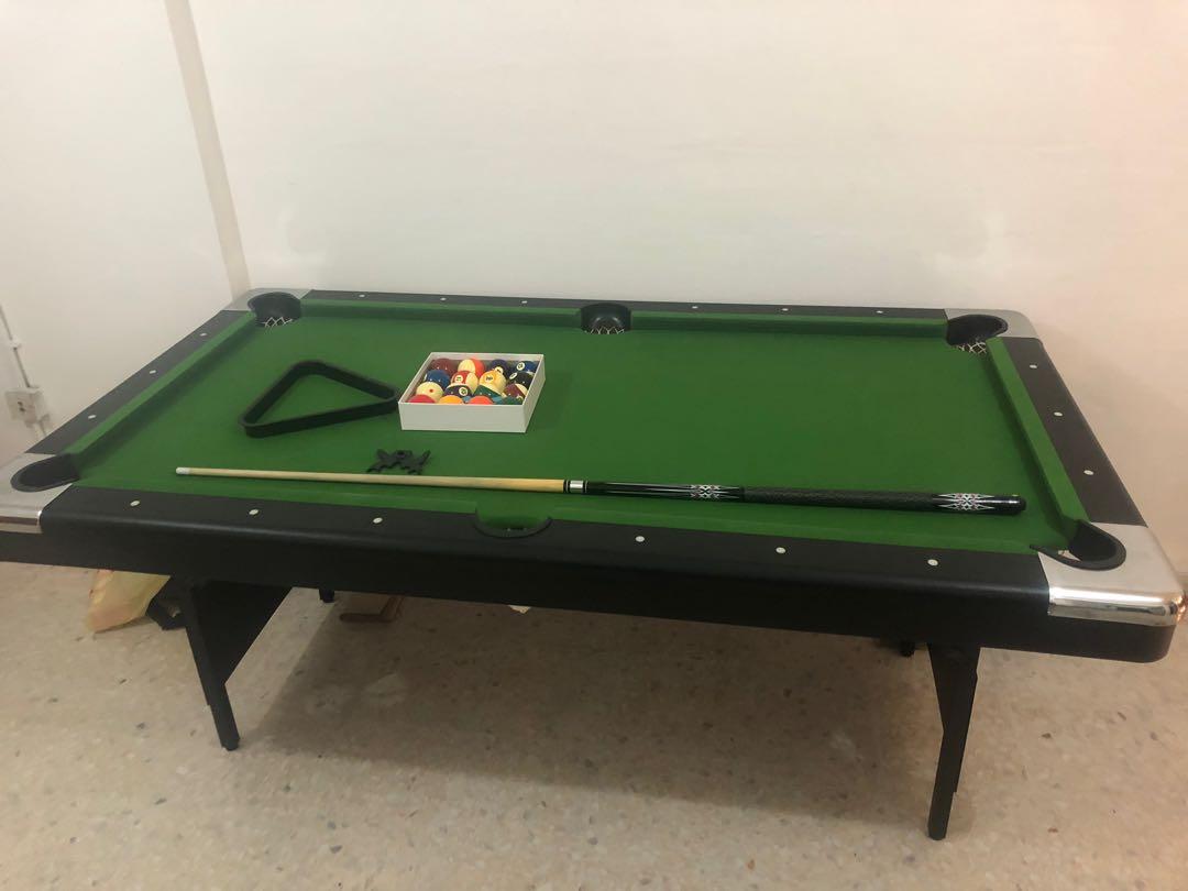 6ft foldable pool table, Furniture & Home Living, Furniture, Tables