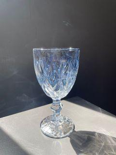 6pc Icy Blue Goblets