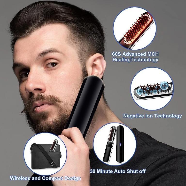 Heated beard brush uk best sale