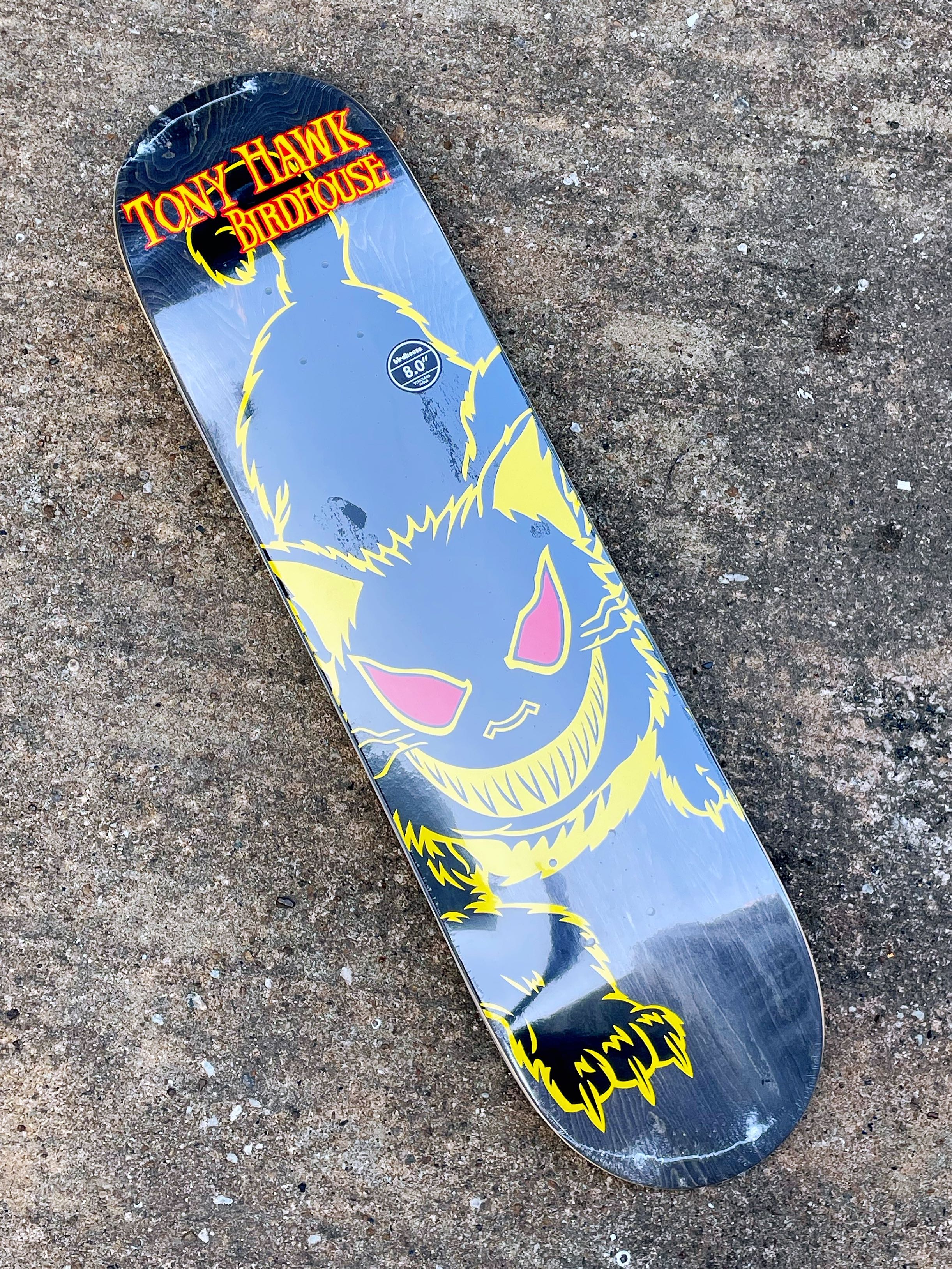 🆕🐈‍⬛🇺🇸 Birdhouse 8” Skateboard Tony Hawk Evil Cat Deck 