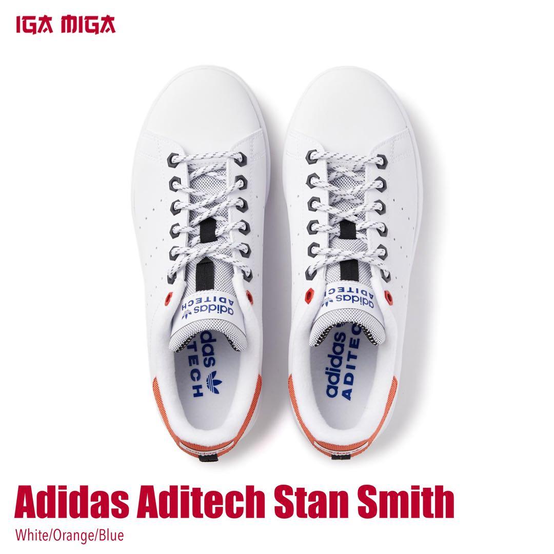 Adidas Aditech Stan Smith, Women's Fashion, Footwear, Sneakers on Carousell