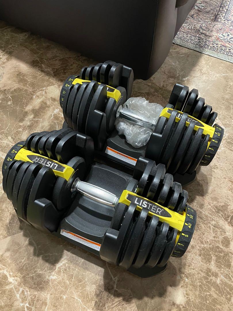 Everlast adjustable hotsell dumbbells 40kg