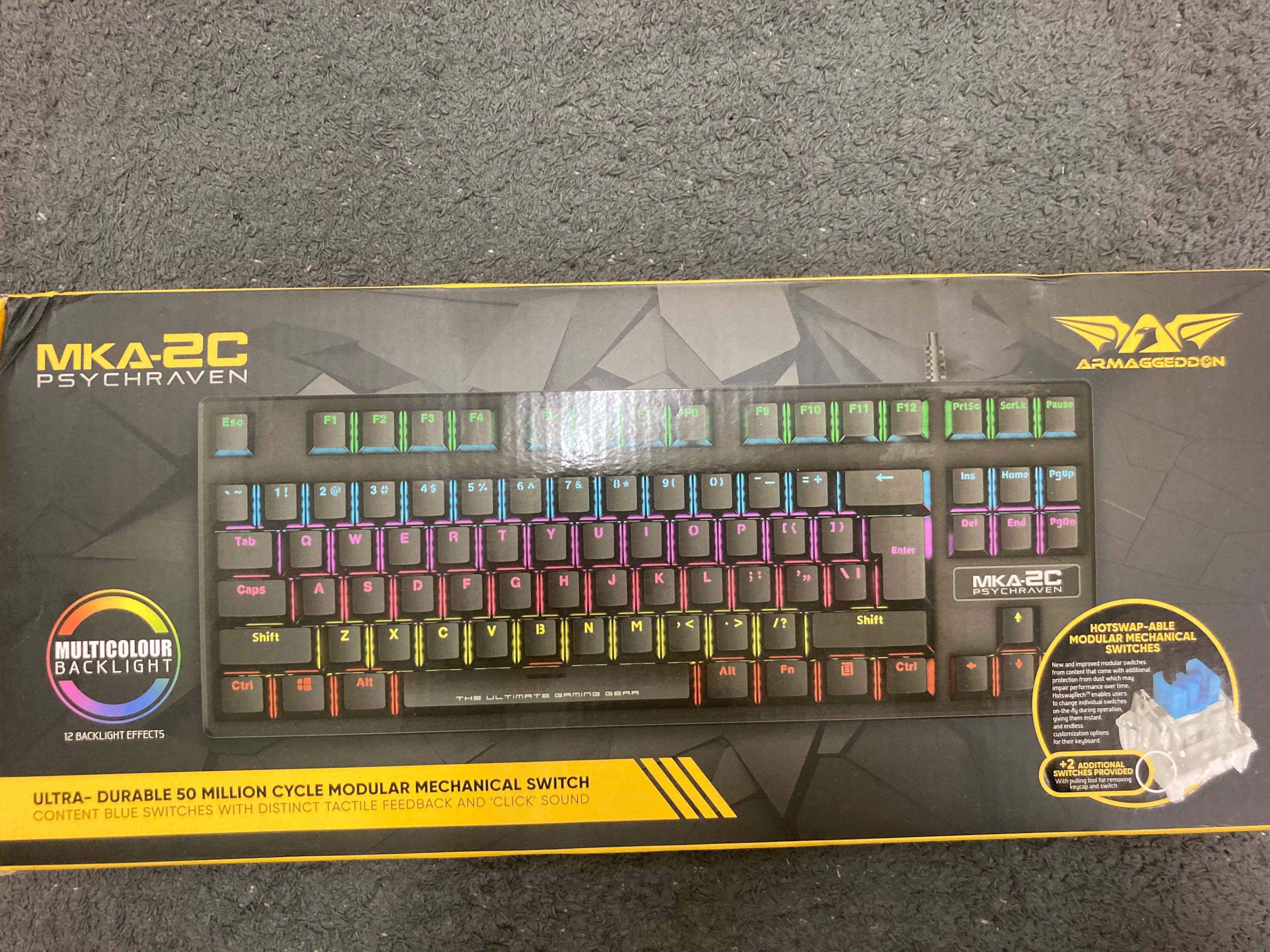 Armaggeddon MKA-2C PRO Mechanical Gaming Keyboard, Computers & Tech ...