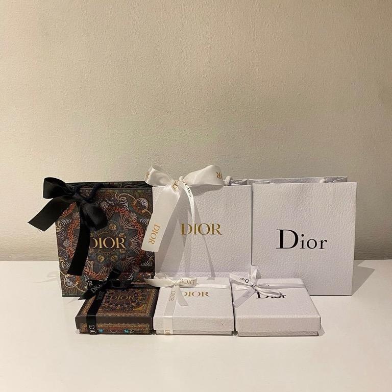 Authentic Dior Box Packaging for Jewelry, Luxury, Accessories on