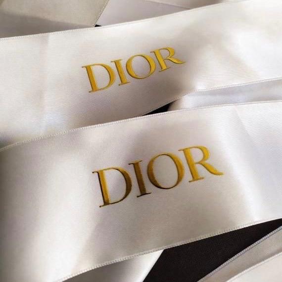 Authentic Dior Ribbon (100cm) (Category: Luxury Accessories) located in Manila. Submitted by designerarchives.ph (Listing ID 1145758494, Image 2). Description: Dior ribbon you can use as a hair tie or belt! You can also use it for packaging (boxes) 200 per 100cm We also have chanel ribbon and louis vuitton ribbon.