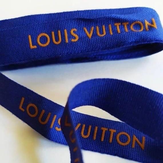 Authentic LOUIS VUITTON Blue Ribbon 🎀 - Size 1 Yard / 3 Feet Long