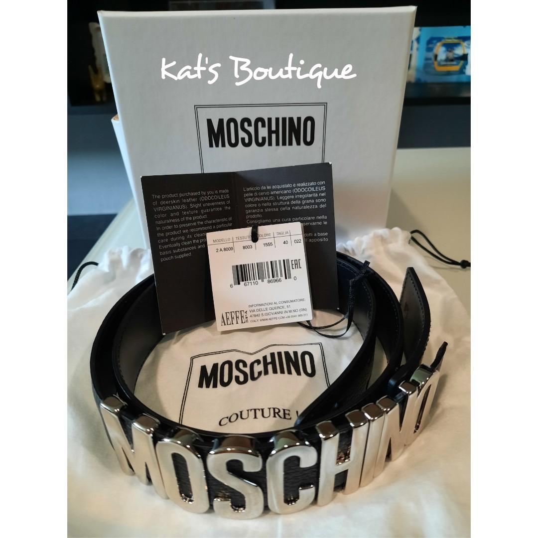 Authentic moschino belt top