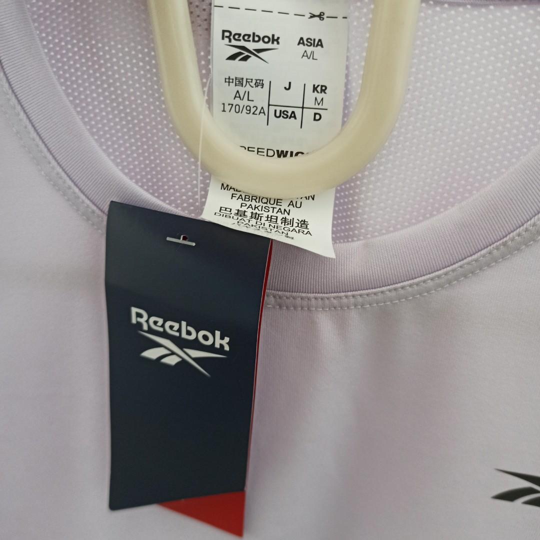 Baju olahraga wanita reebok speedwick fit M/L luminous lilac kaos - Main Image