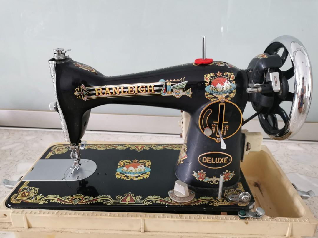 Seldom used, Vintage Antique sewing machine Raleigh Deluxe, Hobbies