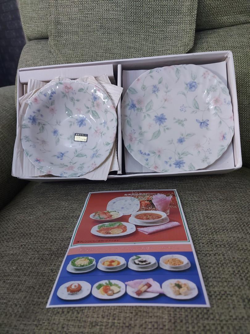 Biyo China Salad & Soup Plate Set (Category: Dinnerware & Cutlery) located in Quezon City. Submitted by tinanemis (Listing ID 1145594750, Image 2). Description: Biyo China Flower Garden Series Salad and Soup Plate Set With Box Mino Yogyo Seito Brand: Biyo China Qty/Dimension(cm) 5pcs Soup Bowl 5pcs Salad Plate Location: San Bartolome Q.C. near SM Nova.