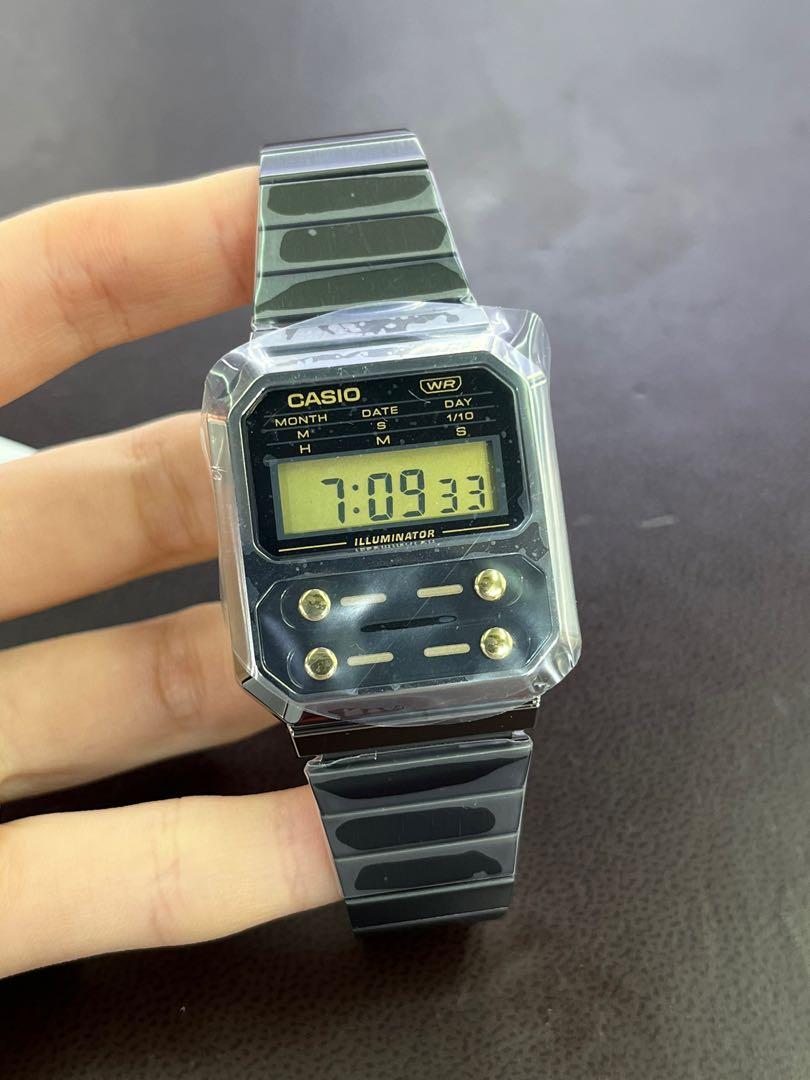 Casio A100WE-7B / A100WEGG-1A2, 男裝, 手錶及配件, 手錶- Carousell