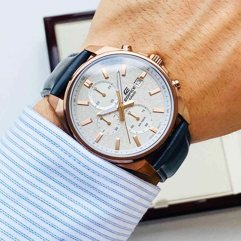 Casio edifice rose gold new arrivals watch