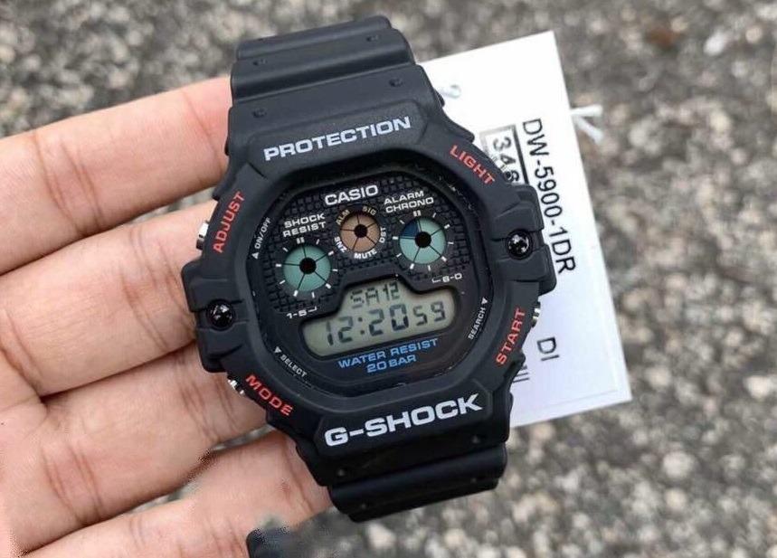 Casio G Shock DW 5900 1D Black Digital Unisex DW 6900 Series