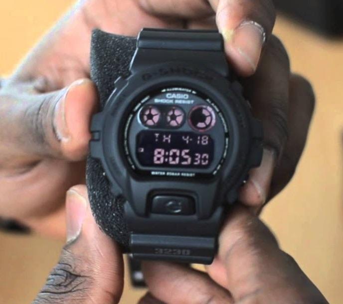 Casio G Shock DW 6900MS 1D Digital Black DW 6900 Series Chronograph Men s Watch DW 6900MS 1