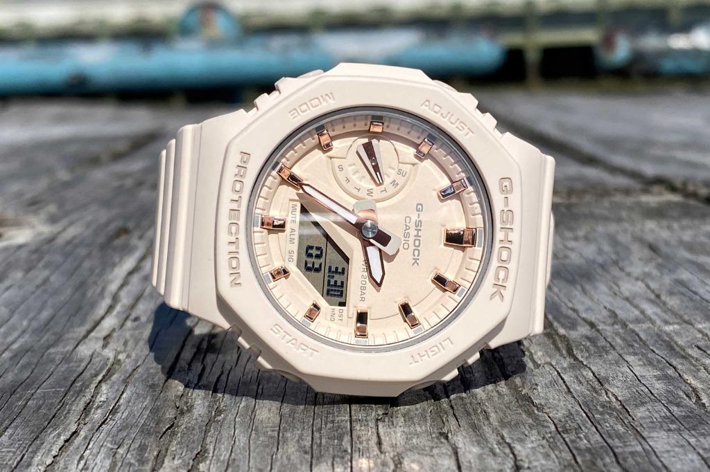 Casio G Shock GMA S2100 4A Octagonal Bezel Downsizes GA 2100 Simple Slim Design Analog Digital Ladies Watch GMA S2100