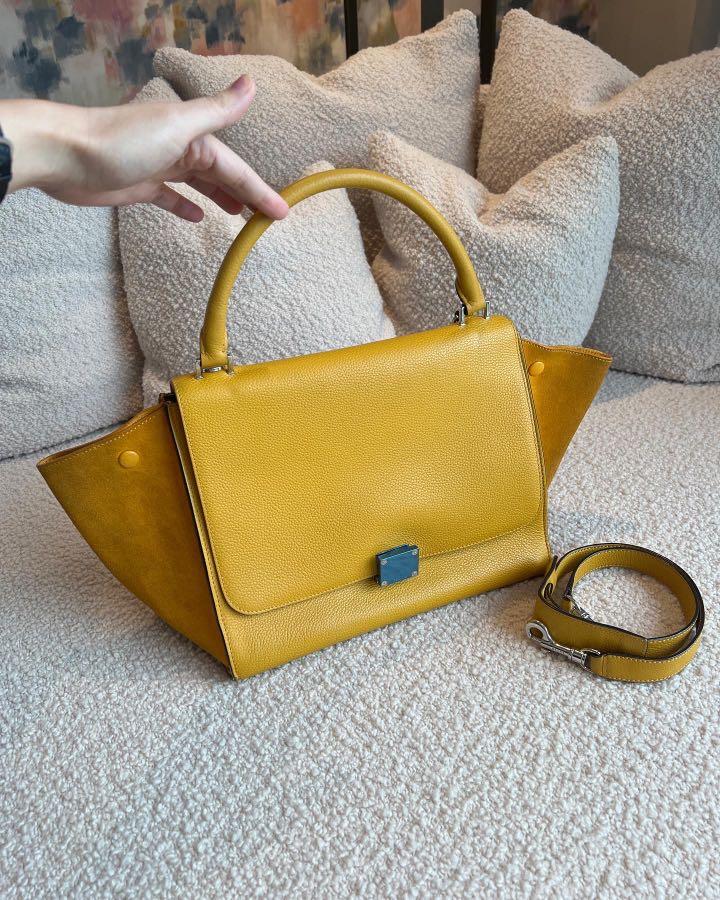 Celine trapeze yellow online