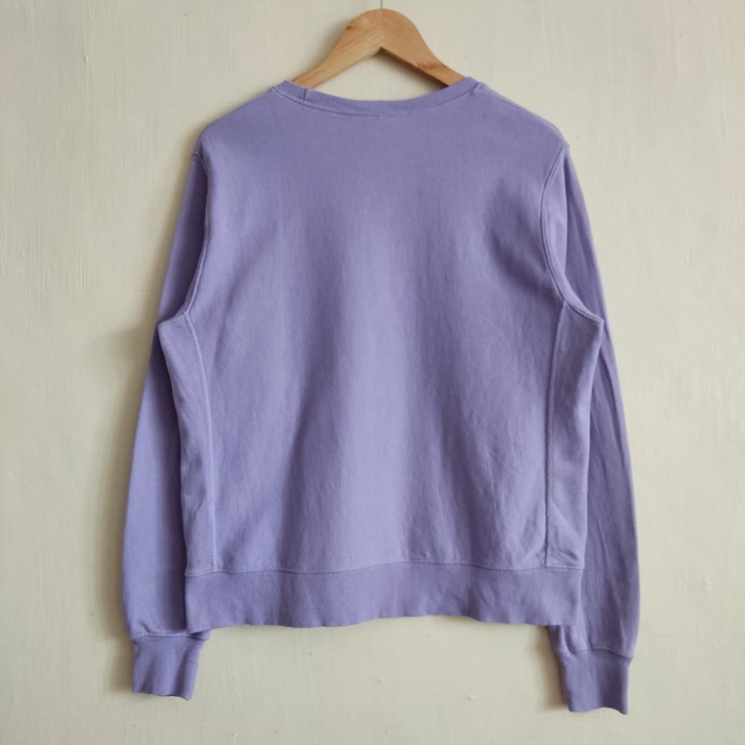 Lavender cheap champion crewneck