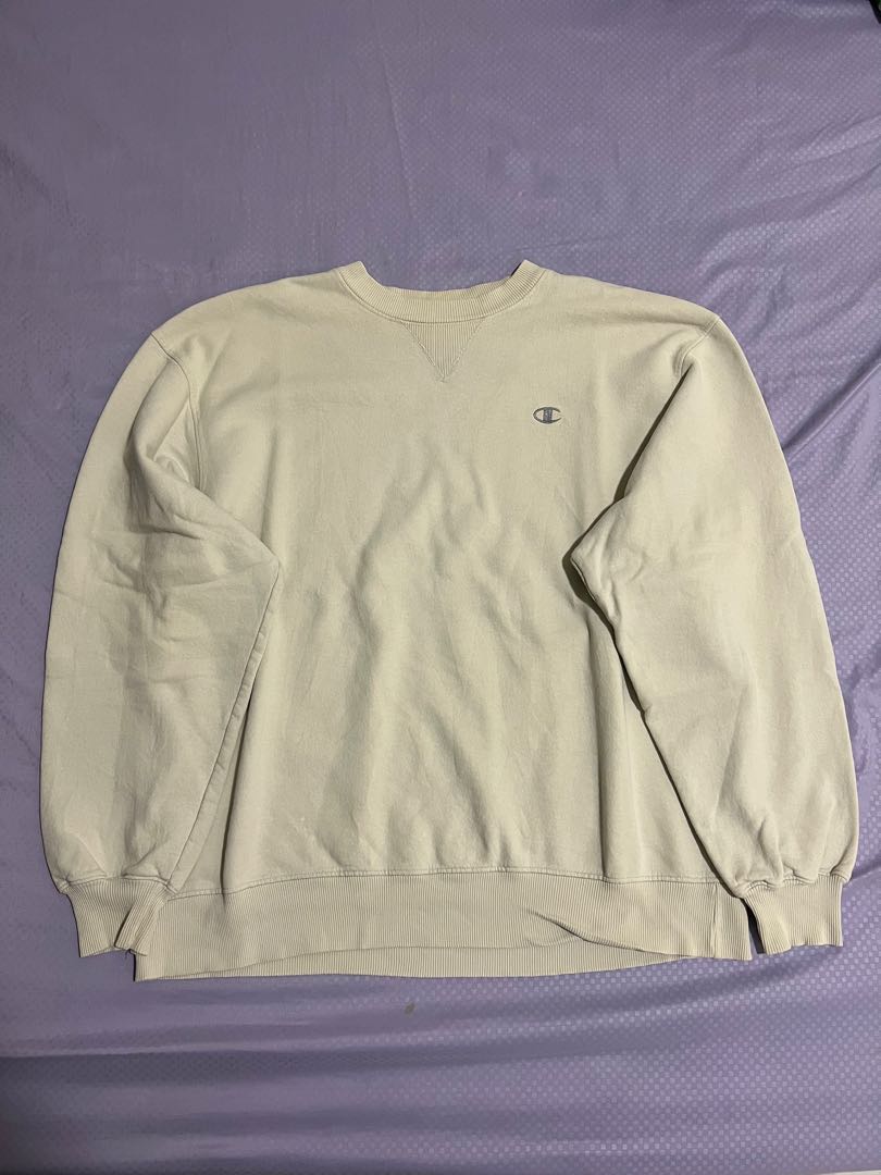 Champion cream crewneck sweatshirt online
