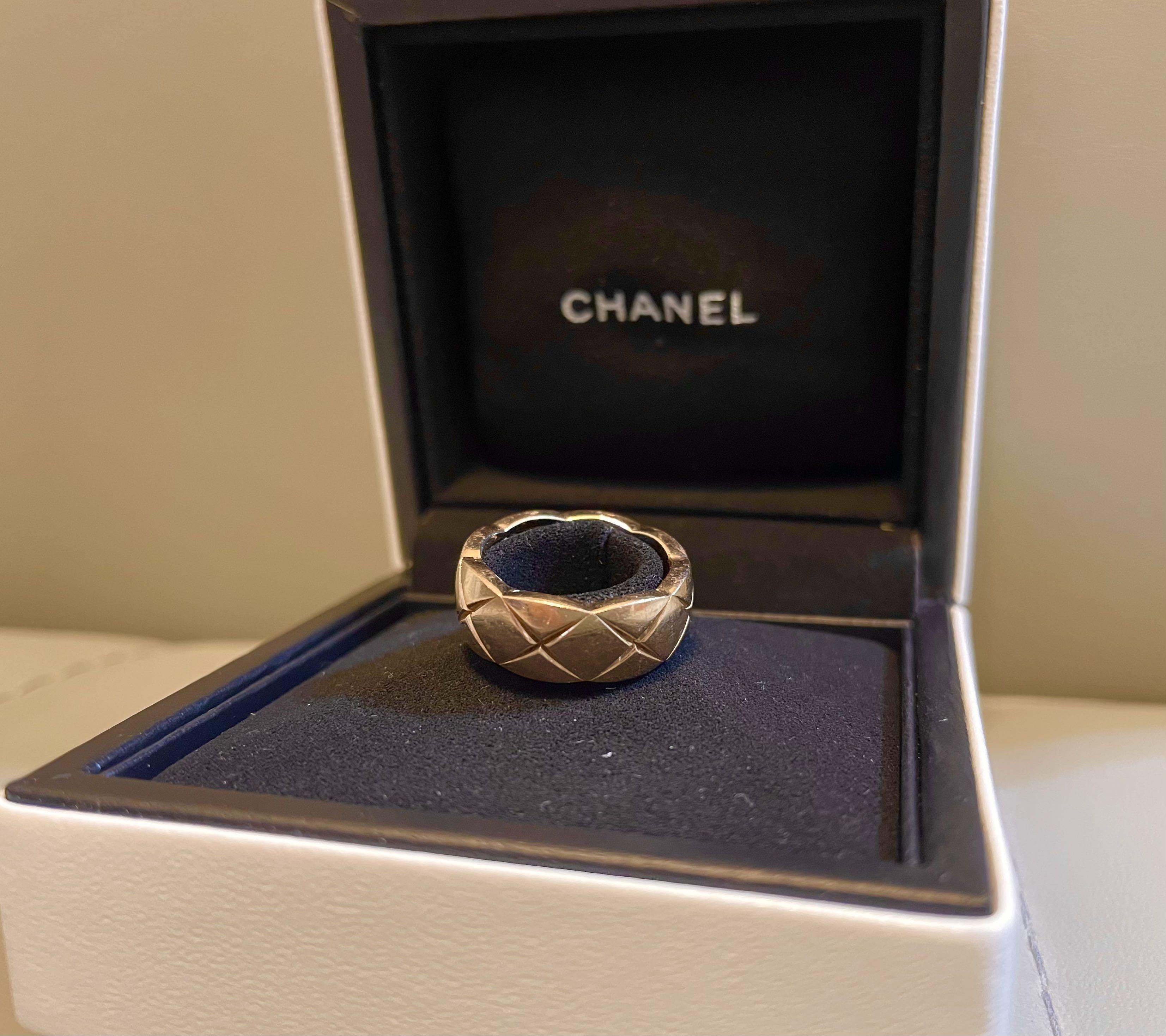 CHANEL COCO CRUSH戒指BEIGE米色金, 名牌, 飾物及配件- Carousell