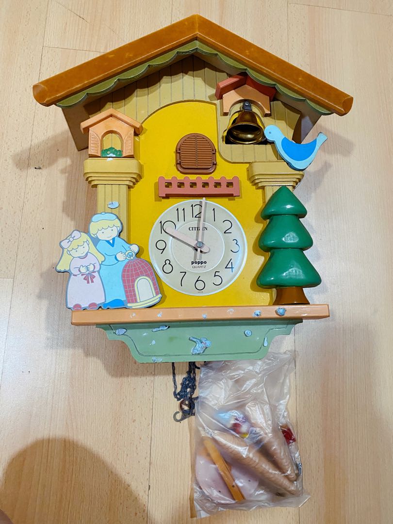 Citizen Poppo Cuckoo Clock ( not working ), Furniture & Home Living, Home Decor, Clocks on Carousell